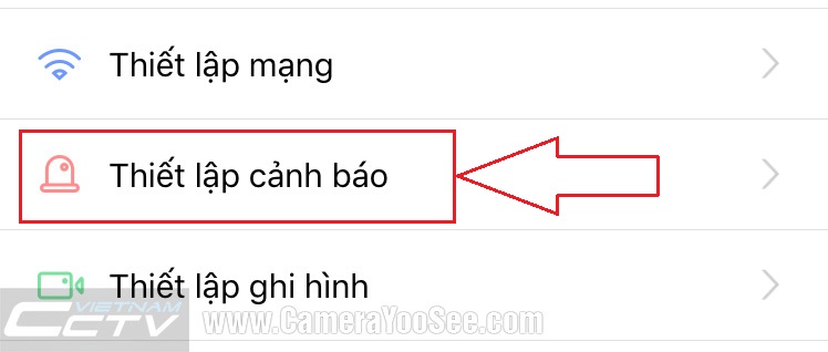 Hướng dẫn cài đặt email báo động trên camera YooSee