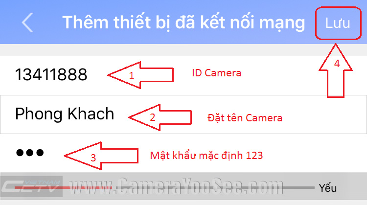 Xem camera YooSee trên điện thoại