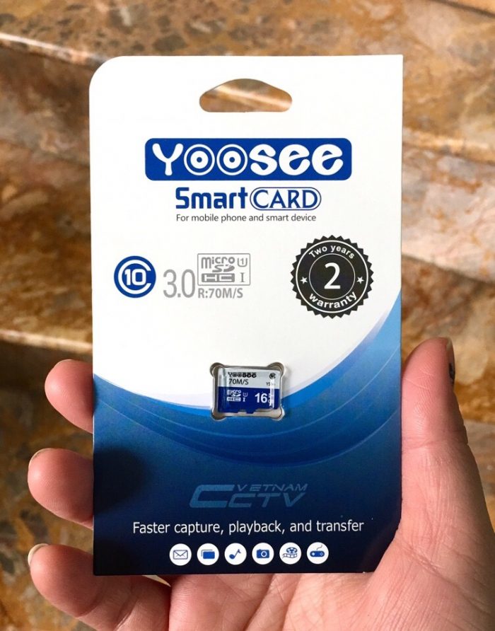 Thẻ nhớ nào phù hợp với camera wifi YooSee